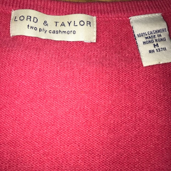 Lord and Taylor cashmere blouse size Medium - Picture 3 of 3